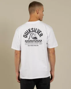 Tops & T-Shirts*Quiksilver Under The Lip T-Shirt White