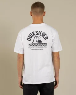Tops & T-Shirts*Quiksilver Under The Lip T-Shirt White