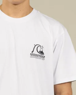 Tops & T-Shirts*Quiksilver Under The Lip T-Shirt White