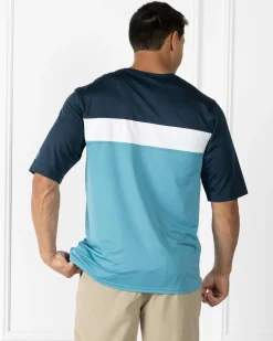 Rashies*Rip Curl Undertow Short Sleeve Rash Vest Ocean