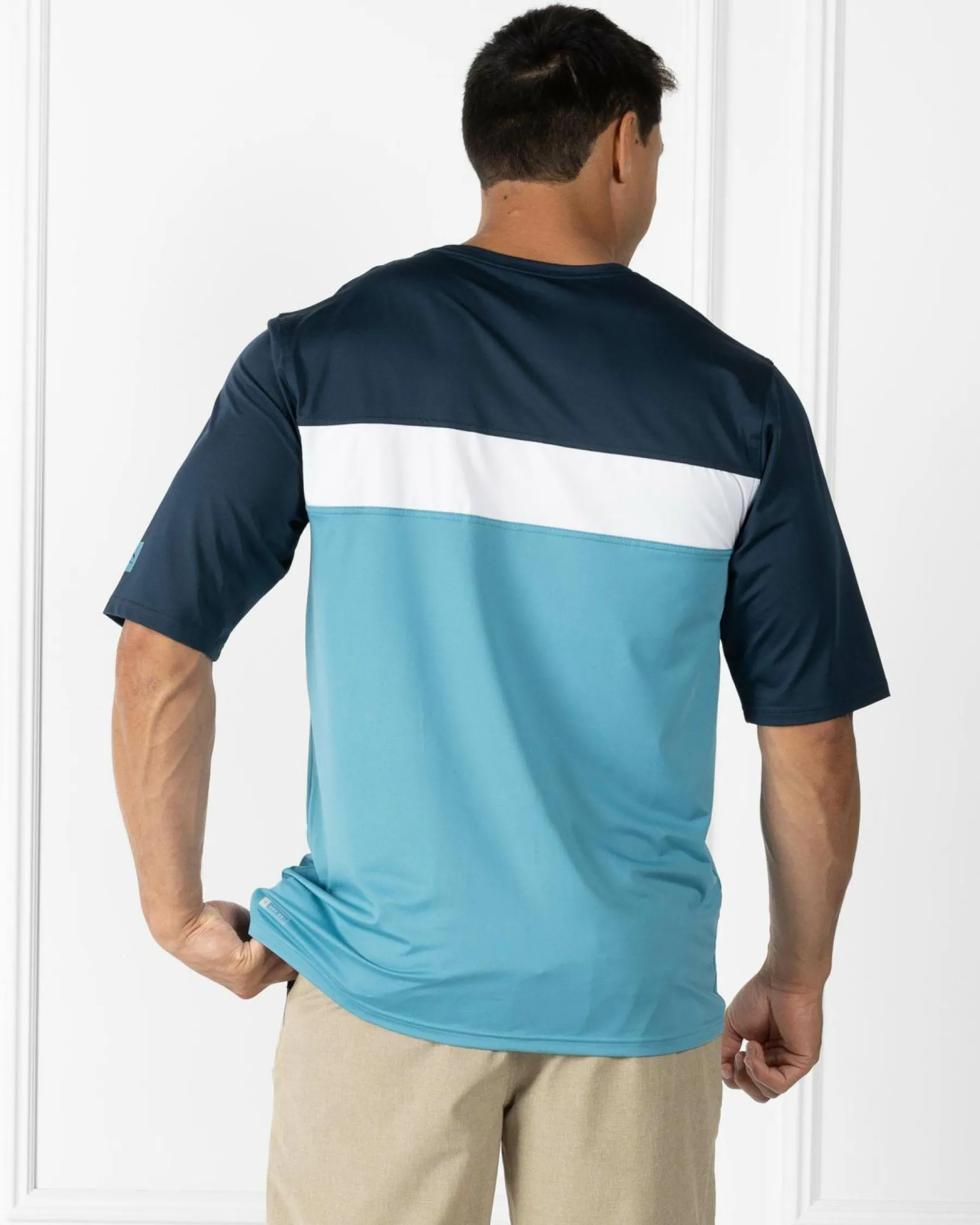 Rashies*Rip Curl Undertow Short Sleeve Rash Vest Ocean