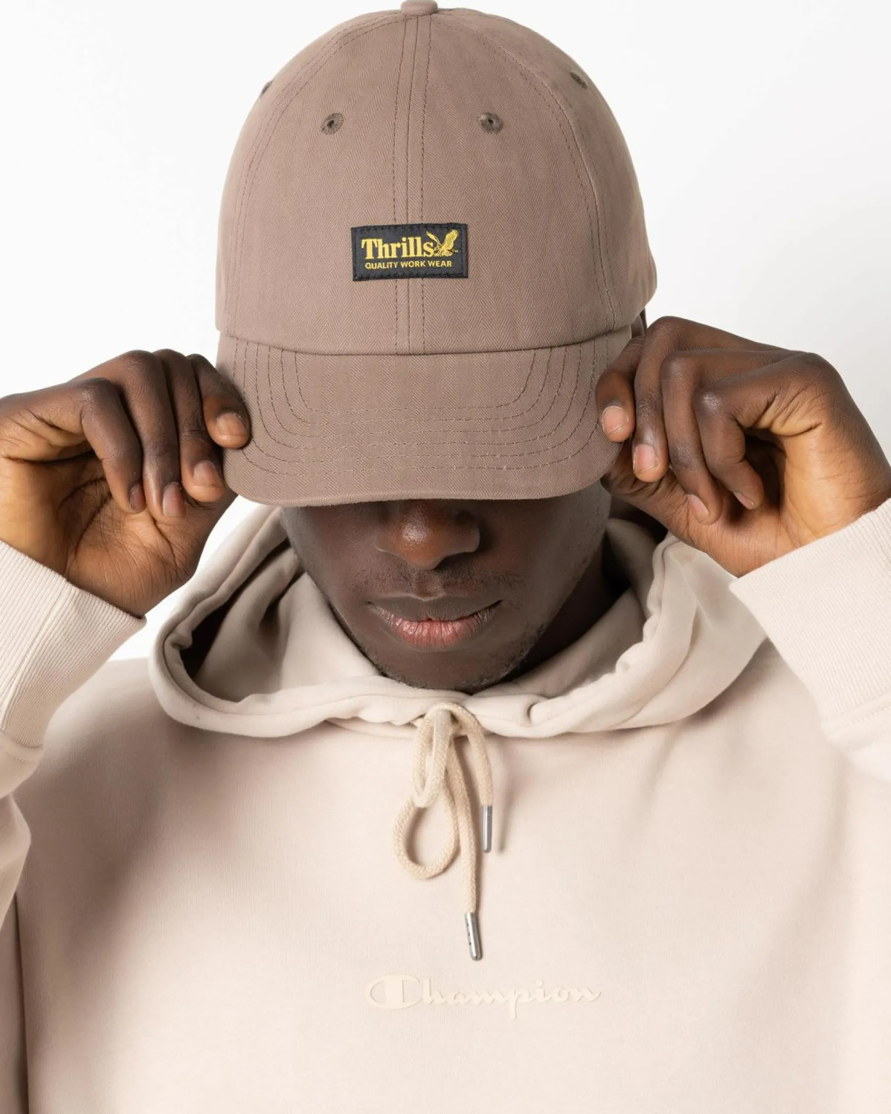 Headwear*Thrills Union 6 Panel Cap Falcon Herringbone