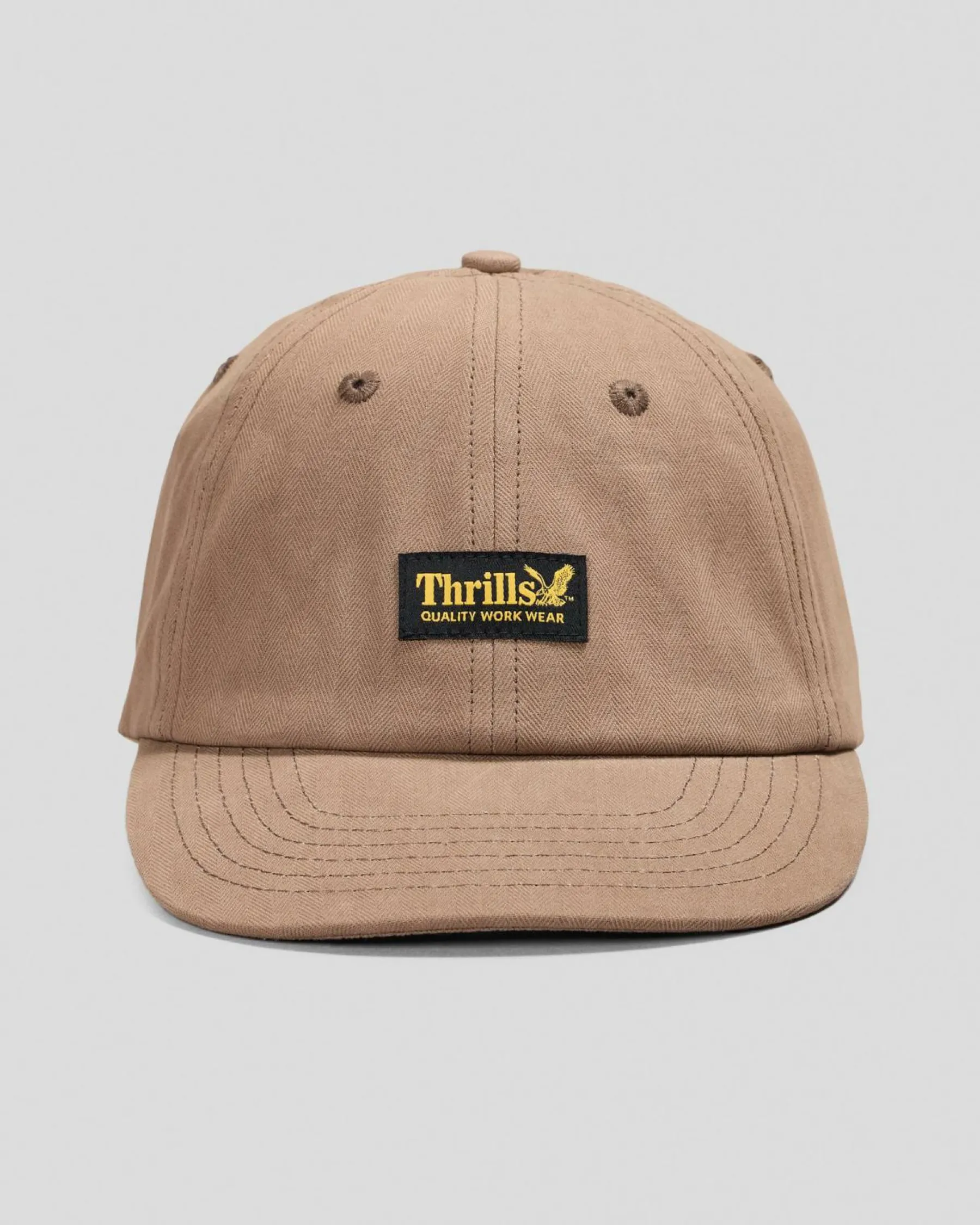 Headwear*Thrills Union 6 Panel Cap Falcon Herringbone
