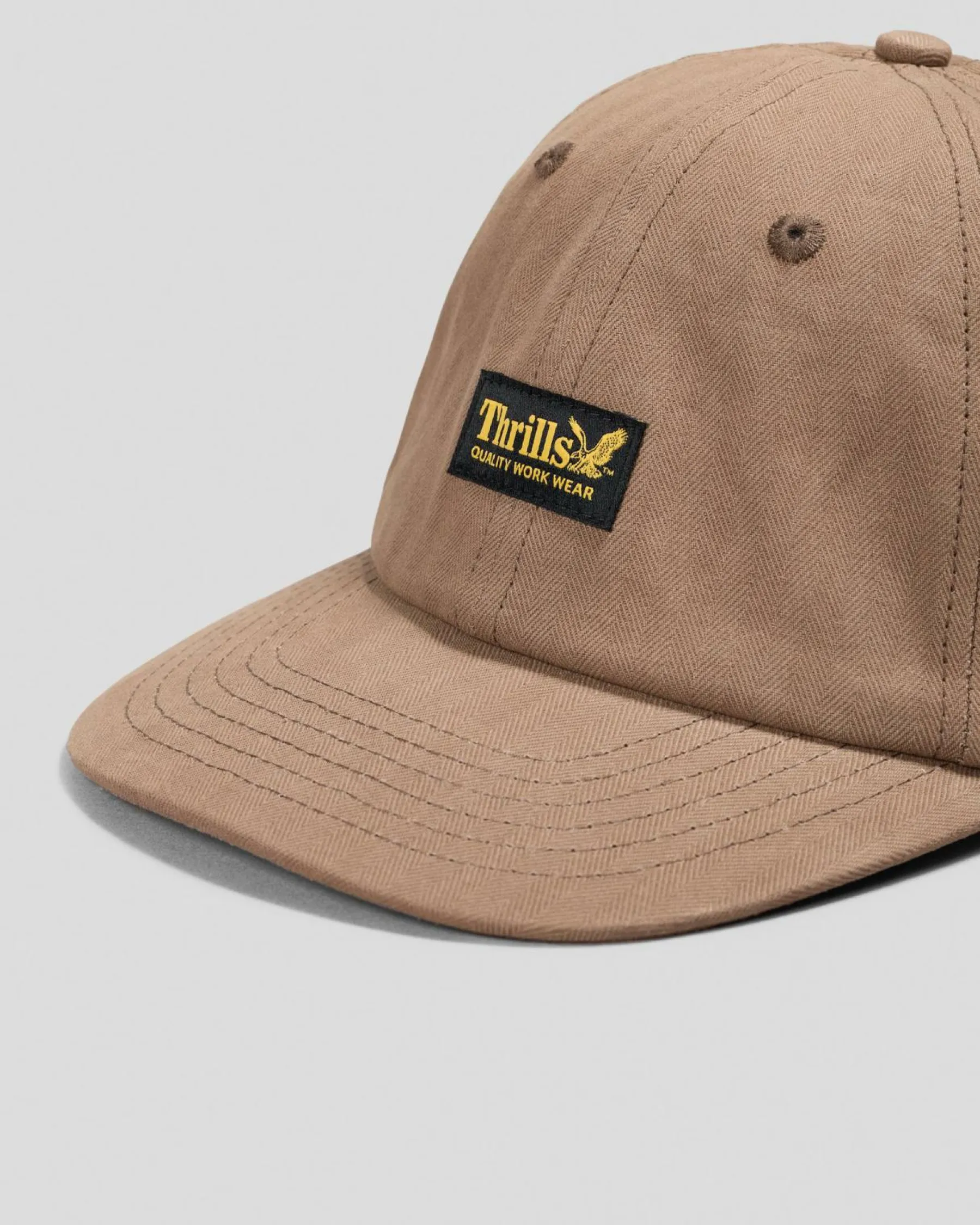 Headwear*Thrills Union 6 Panel Cap Falcon Herringbone