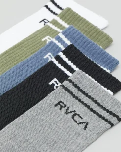 Socks*RVCA Union Socks 5 Pack Multi