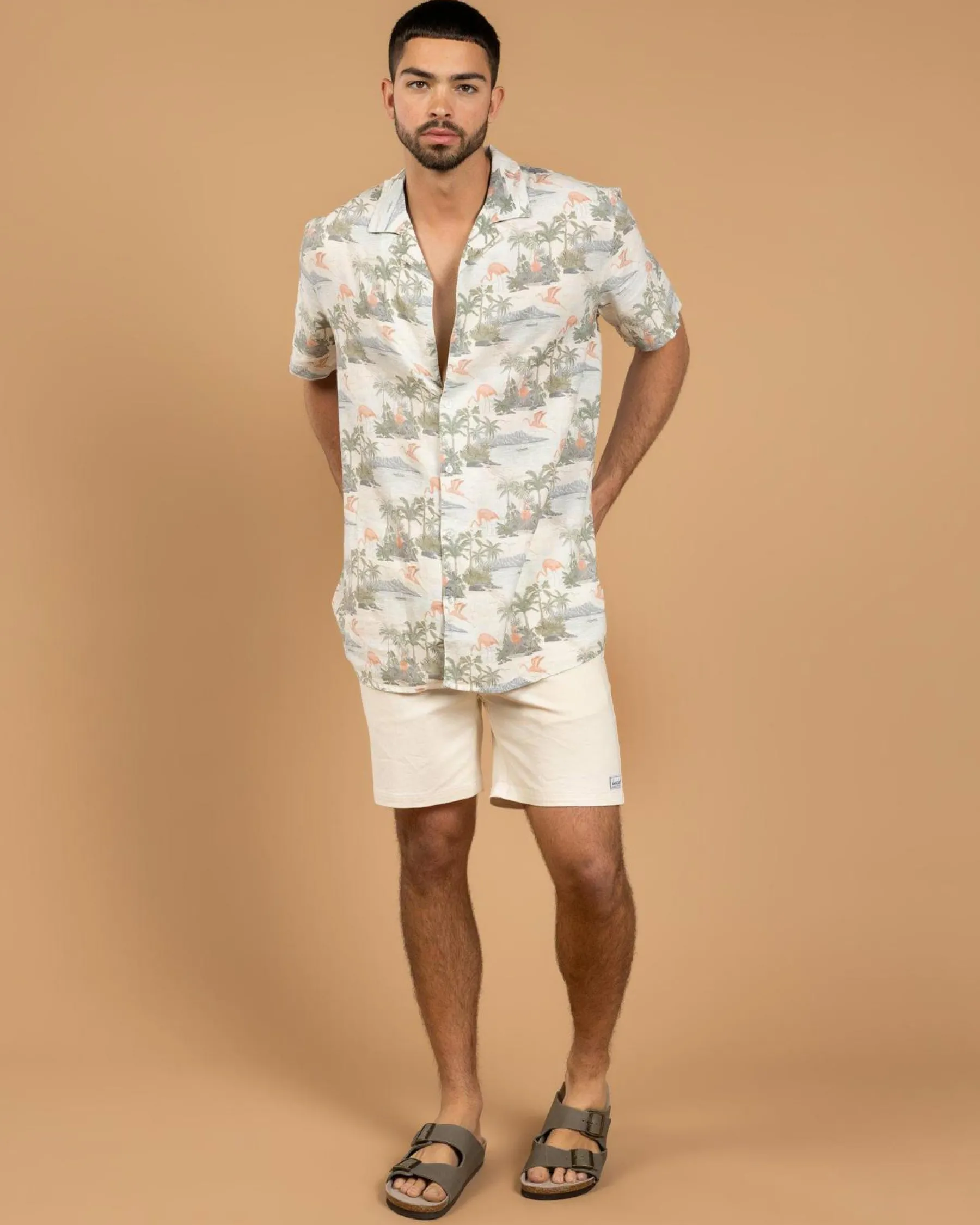 Clearance United Short Sleeve Shirt Tops & T-Shirts|Linen Blend