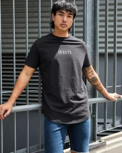 Tops & T-Shirts*Kiss Chacey Unleashed Dual Curved T-Shirt Jet Black