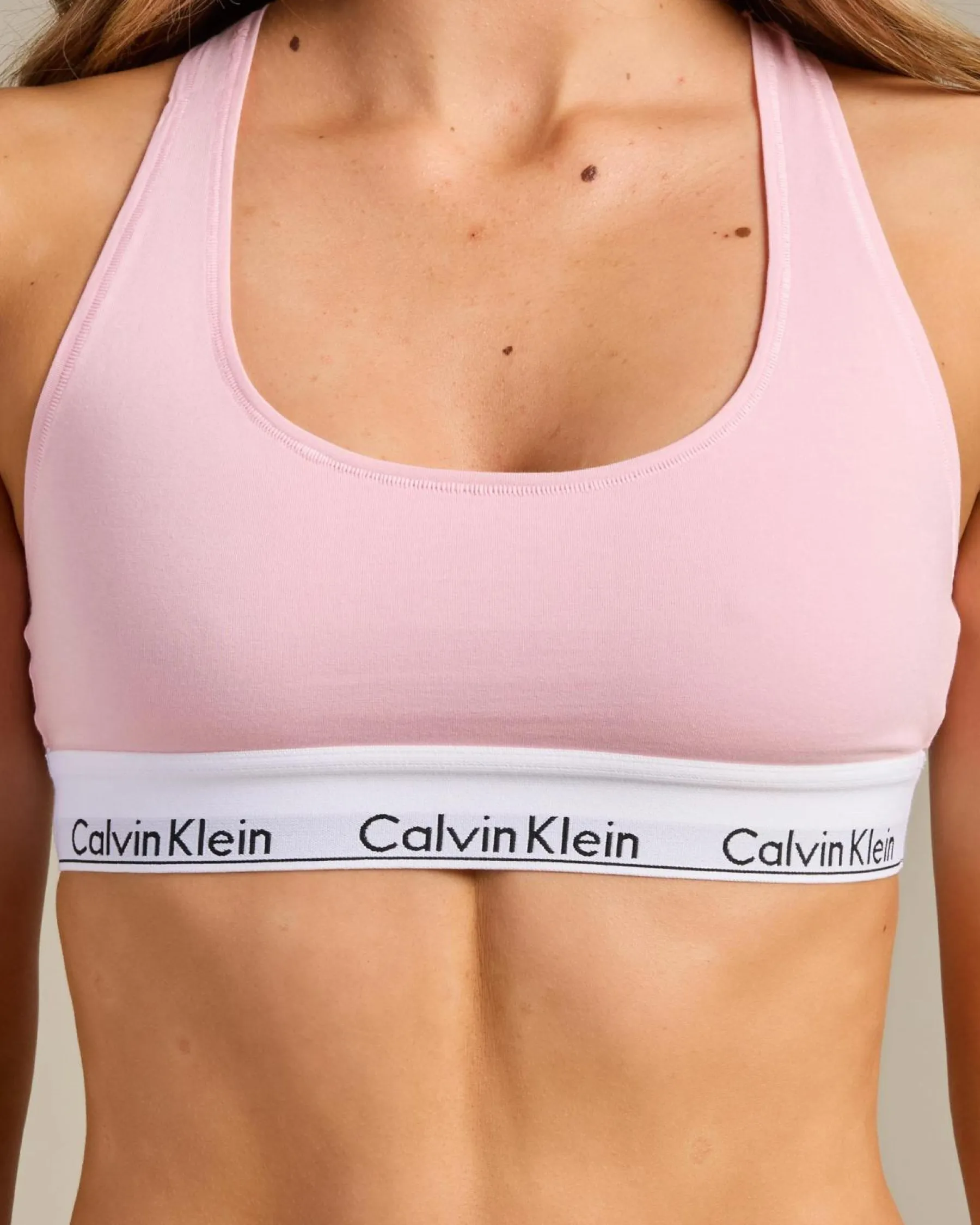 Sets|Intimates & Sleepwear*Calvin Klein Unlined Bralette Buff Pink