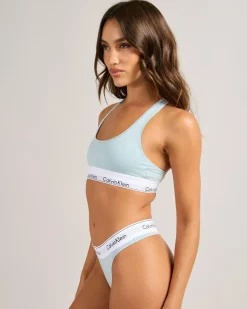 Sets|Intimates & Sleepwear*Calvin Klein Unlined Bralette Sterling Blue