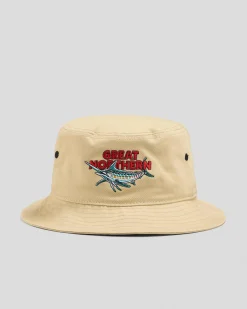Headwear*Great Northern Up Here Bucket Hat Tan