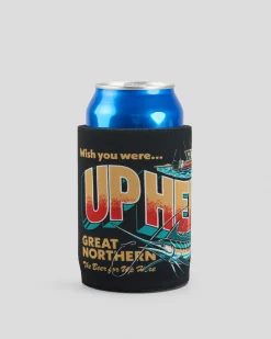 Gifts & Novelty|Bottles & Lunch Boxes*Great Northern Up Here Stubby Cooler Black