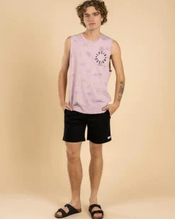 Shorts & Bottoms*Lucid Urbane Elastic Waist Shorts Black
