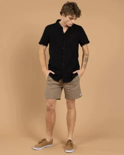 Shorts & Bottoms*Lucid Urbane Elastic Waist Shorts Sand