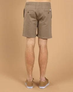 Shorts & Bottoms*Lucid Urbane Elastic Waist Shorts Sand