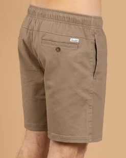 Shorts & Bottoms*Lucid Urbane Elastic Waist Shorts Sand