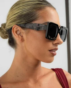 Sunglasses*Indie Eyewear Utah Sunglasses Black/grey Tort/smoke