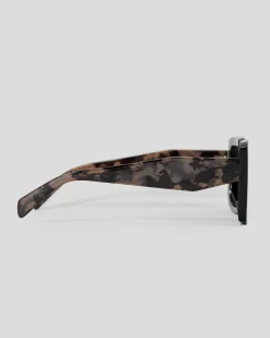 Sunglasses*Indie Eyewear Utah Sunglasses Black/grey Tort/smoke