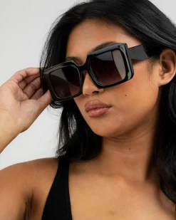 Sunglasses*Indie Eyewear Utah Sunglasses Black/smoke