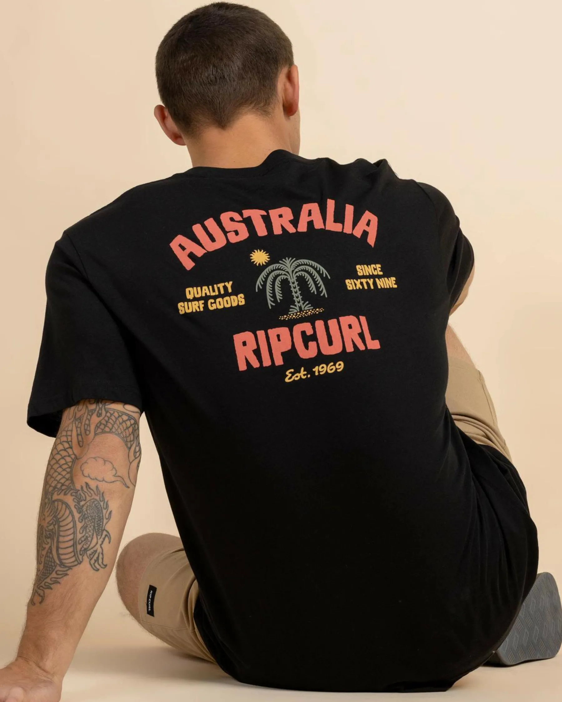 Tops & T-Shirts*Rip Curl Utopia Desto T-Shirt Black