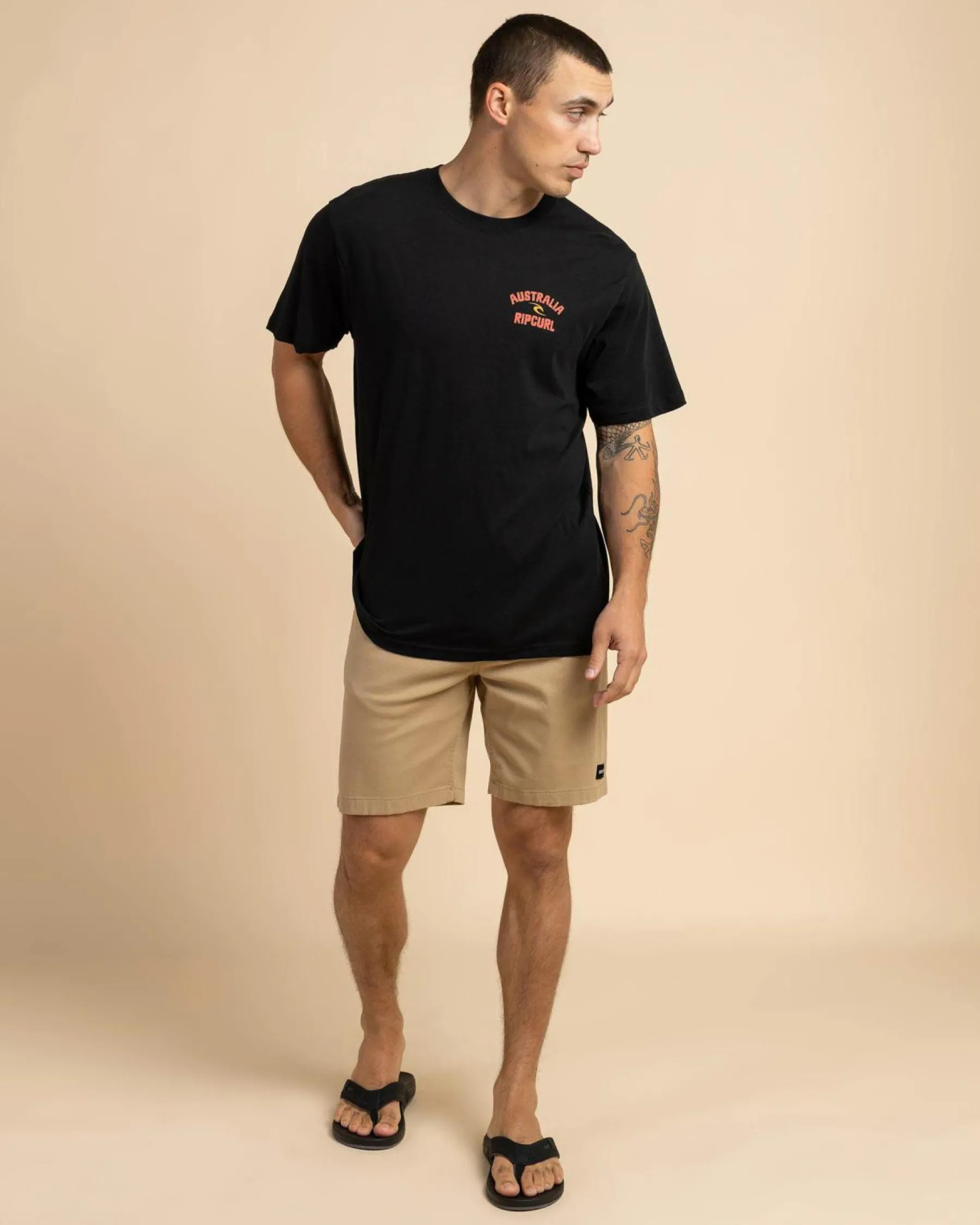 Tops & T-Shirts*Rip Curl Utopia Desto T-Shirt Black