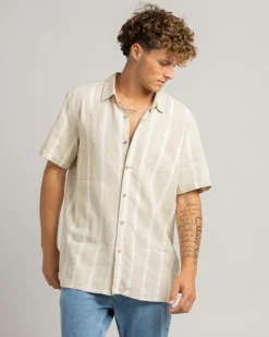 New Valley Short Sleeve Shirt Tops & T-Shirts|Linen Blend