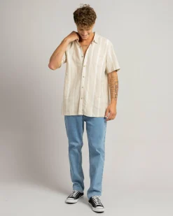 New Valley Short Sleeve Shirt Tops & T-Shirts|Linen Blend