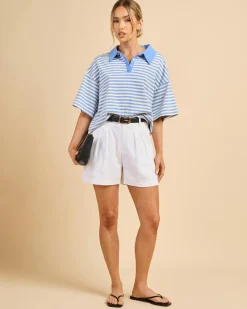 Sets|Bottoms*Mooloola Vanessa Shorts White