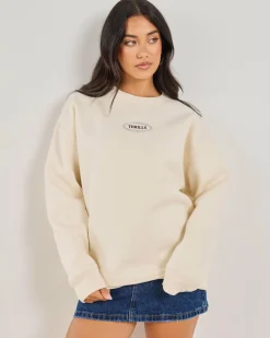 Clearance Vanished Slouch Crew Sweatshirt Women Jumpers & Hoodies