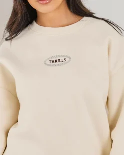 Clearance Vanished Slouch Crew Sweatshirt Women Jumpers & Hoodies
