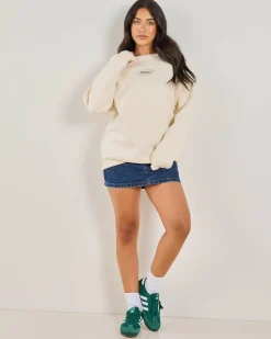 Clearance Vanished Slouch Crew Sweatshirt Women Jumpers & Hoodies