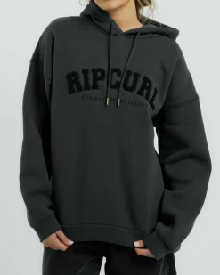 Jumpers & Hoodies*Rip Curl Varsity Hoodie Washed Black/black