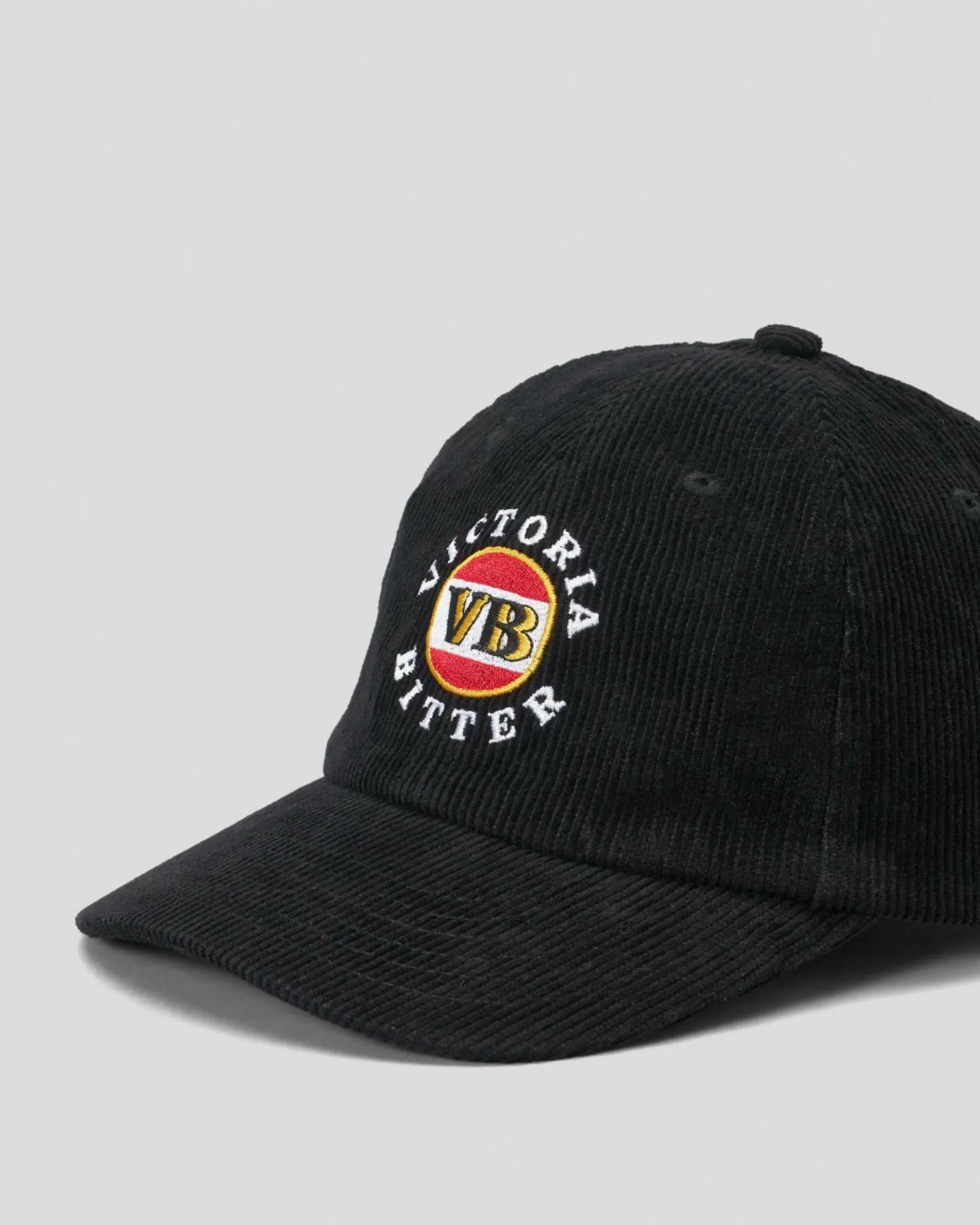 Headwear*Victoria Bitter VB Big Cord Cap Black