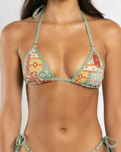 Veda Ring Triangle Bikini Top Women Bikinis