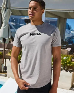New Veered Dual Curved T-Shirt Tops & T-Shirts