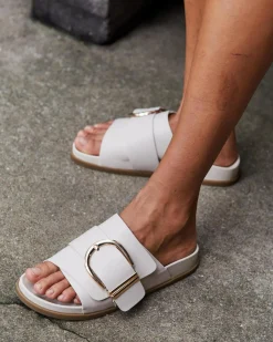 Slides*Ava And Ever Venice Slide Sandals Cashew