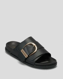 Slides*Ava And Ever Venice Slide Sandals Black