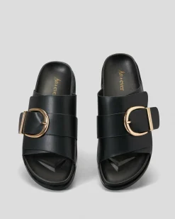 Slides*Ava And Ever Venice Slide Sandals Black