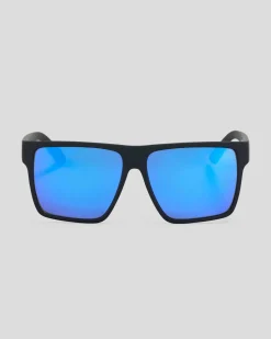 Sunglasses*Sin Eyewear Vespa II XL Polarised Sunglasses Rubber Black/ Blue