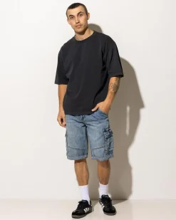 Clearance Viable Denim Walk Shorts Denim|Shorts & Bottoms