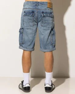 Clearance Viable Denim Walk Shorts Denim|Shorts & Bottoms
