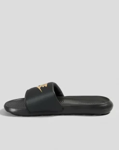 Slides*Nike Victori One Slides Black/metallic Gold-black