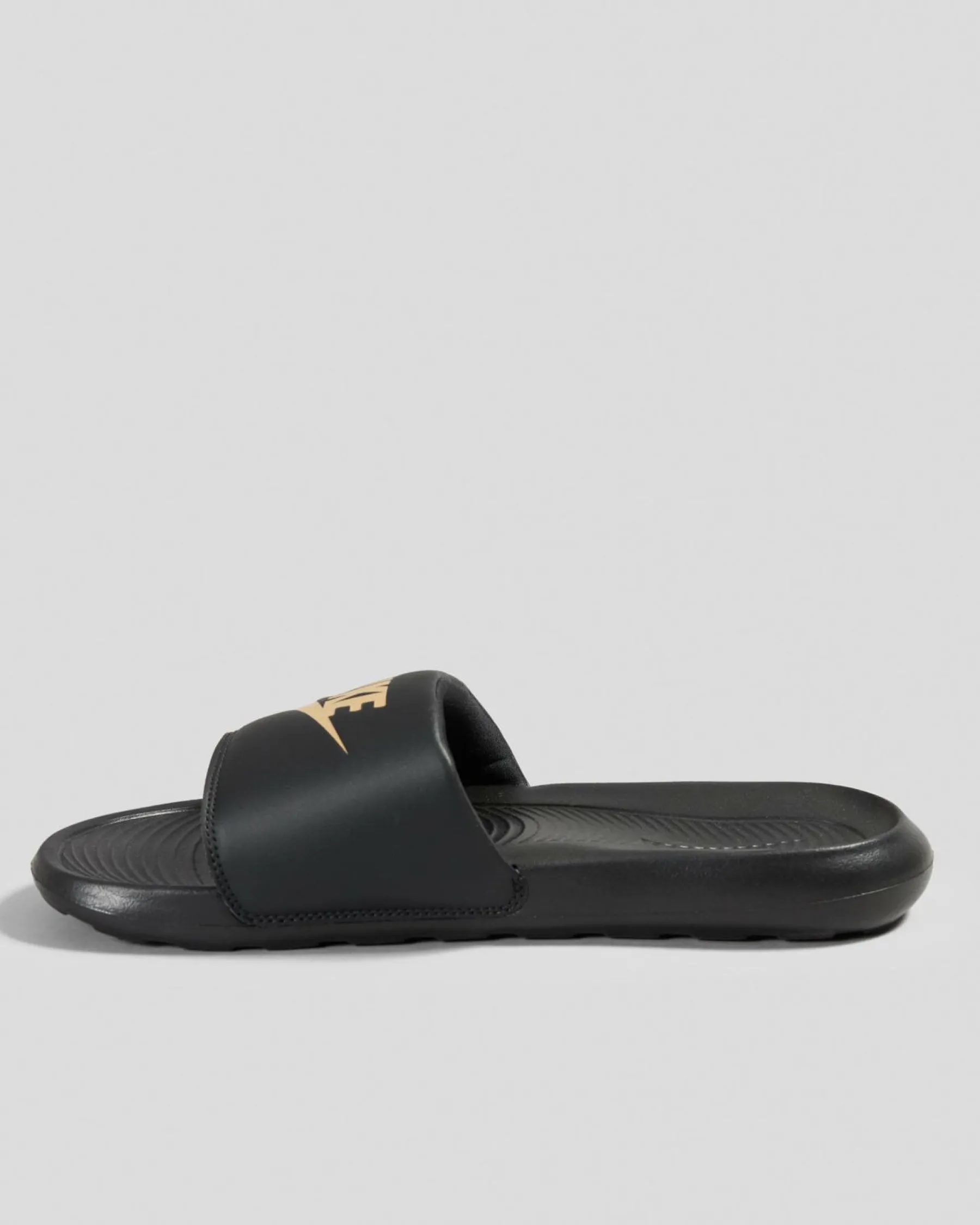 Slides*Nike Victori One Slides Black/metallic Gold-black