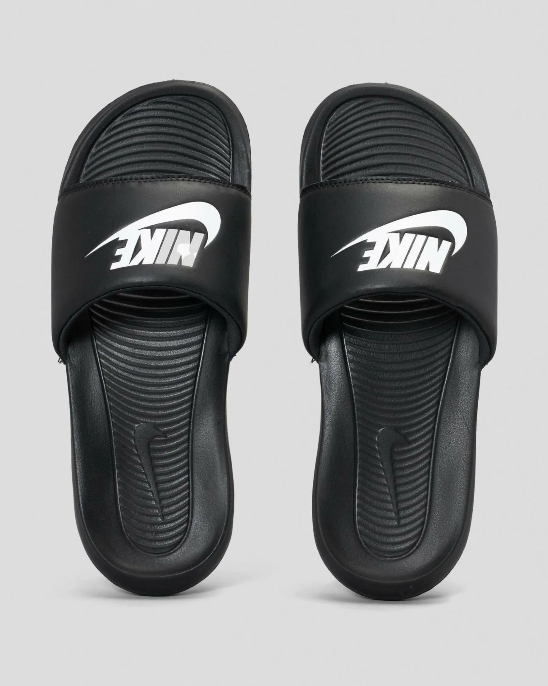 Slides*Nike Victori One Slides Black/white-black
