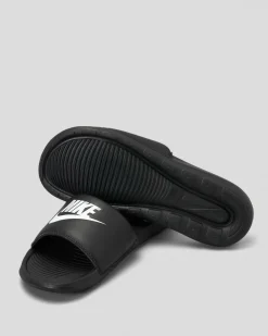 Slides*Nike Victori One Slides Black/white-black
