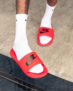 Slides*Nike Victori One Slides University Red/black-uni Red