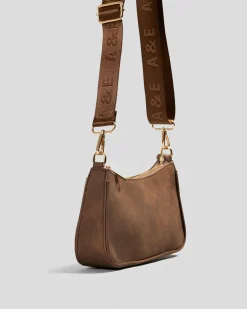 Bags*Ava And Ever Victoria Crossbody Bag Washed Brown