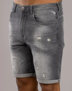 Denim|Shorts & Bottoms*Lucid Vienna Denim Walk Shorts Grey