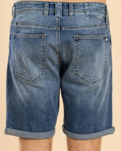 Denim|Shorts & Bottoms*Lucid Vienna Denim Walk Shorts Mid Blue