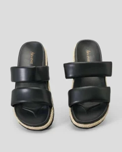 Sandals*Ava And Ever Vienna Slide Sandals Black