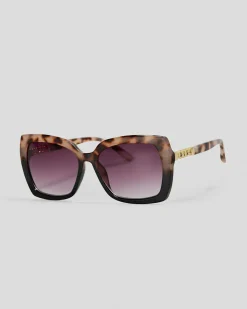 Sunglasses*Indie Eyewear Vika Sunglasses Tort To Black/smoke